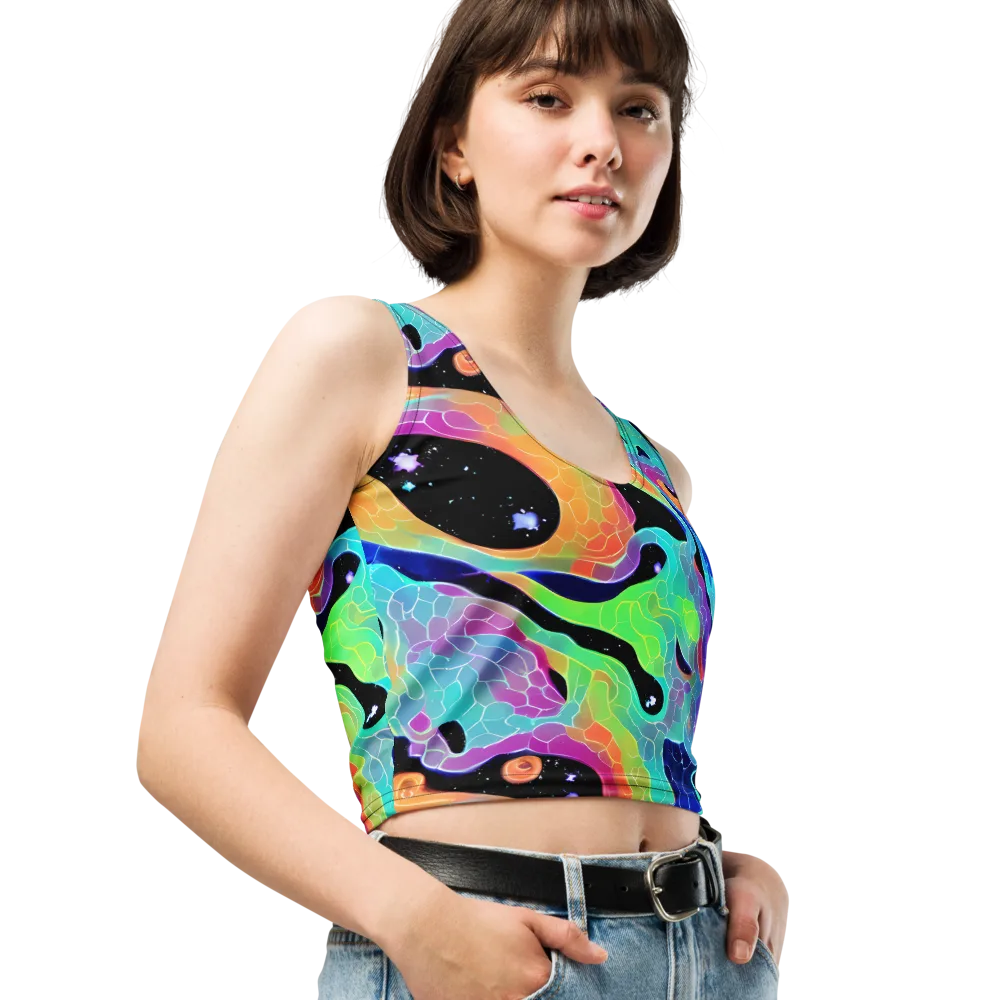 Rainbow Void on Crop Top — Right Front