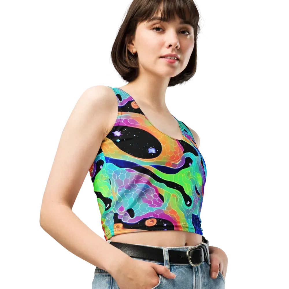 Rainbow Void on Crop Top — Right Front