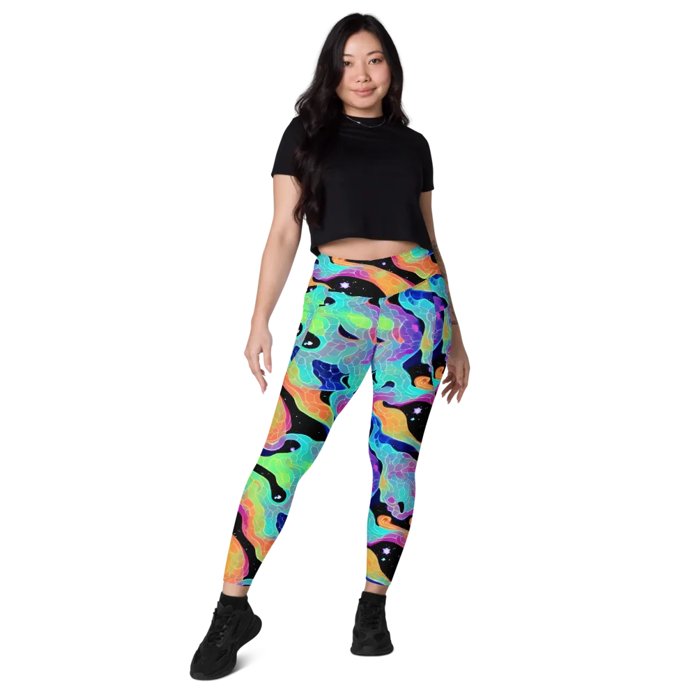 Rainbow Void on Leggings with Pockets — Front