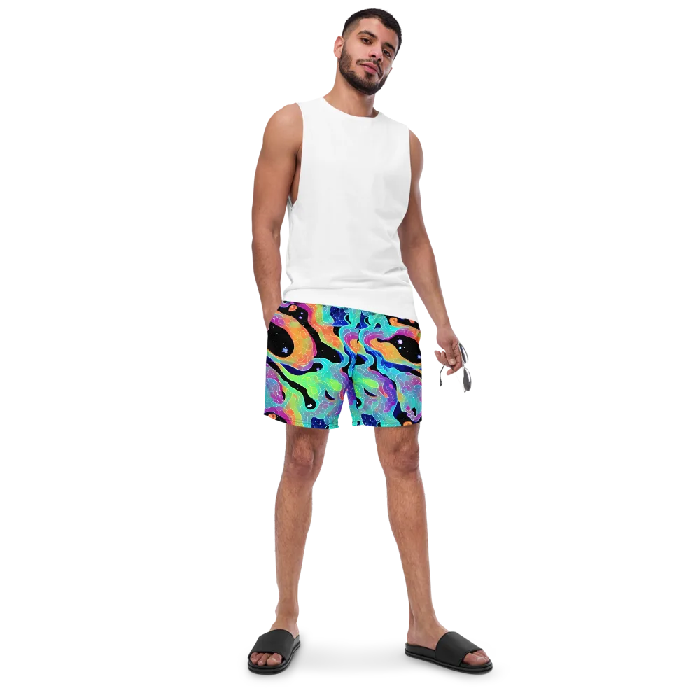 Rainbow Void on Swim Trunks — Front