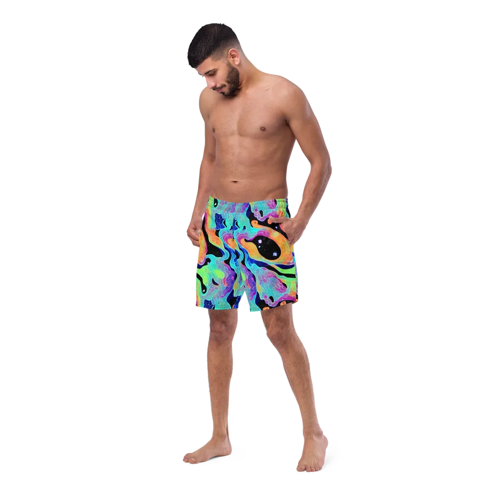 Rainbow Void on Swim Trunks — Left Front