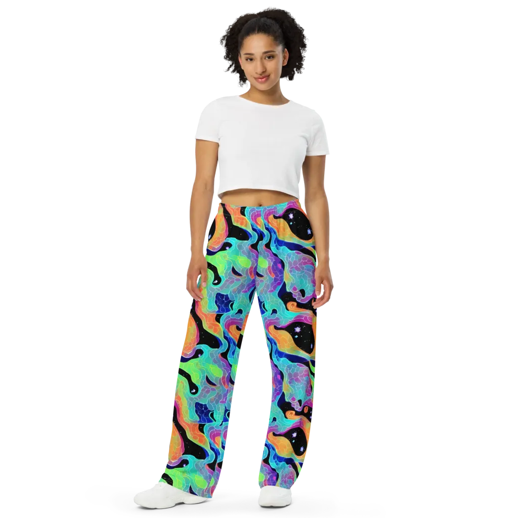Rainbow Void on Wide-Leg Pants — Front