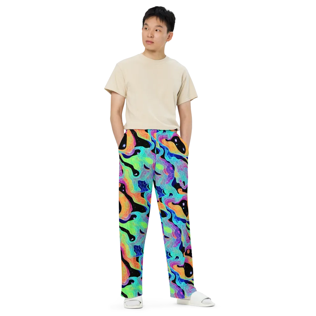 Rainbow Void on Wide-Leg Pants — Front