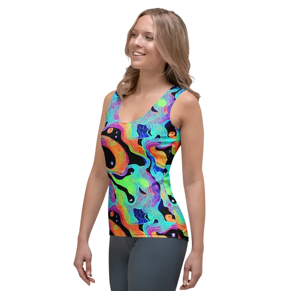 Rainbow Void on Women's Tank Top — Left Front