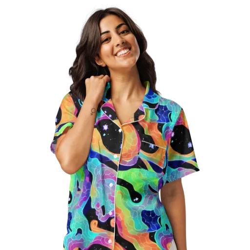 Rainbow Void on a Women's Short Sleeve Pajama Top
