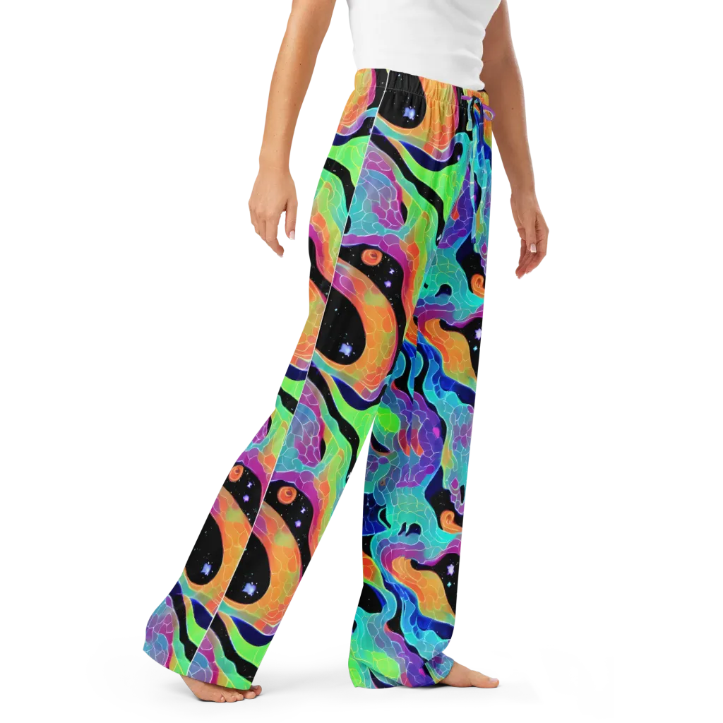 Rainbow Void on Women's Pajama Pants — Right Front