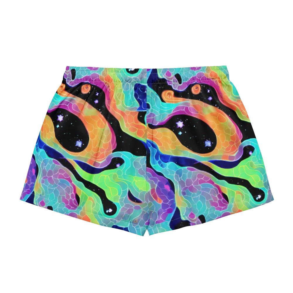 Rainbow Void on Women's Pajama Shorts — Back