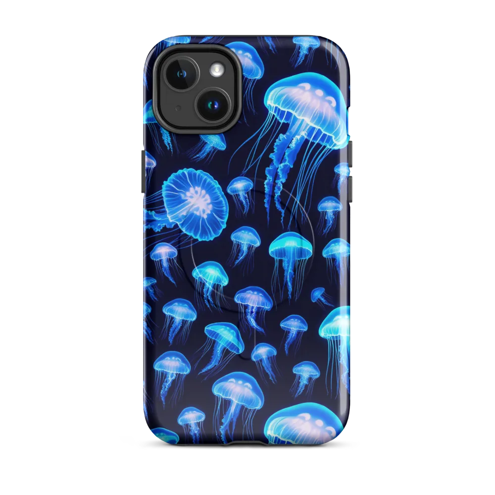Azure Jellyfall on MagSafe Tough Case for iPhone® — Front