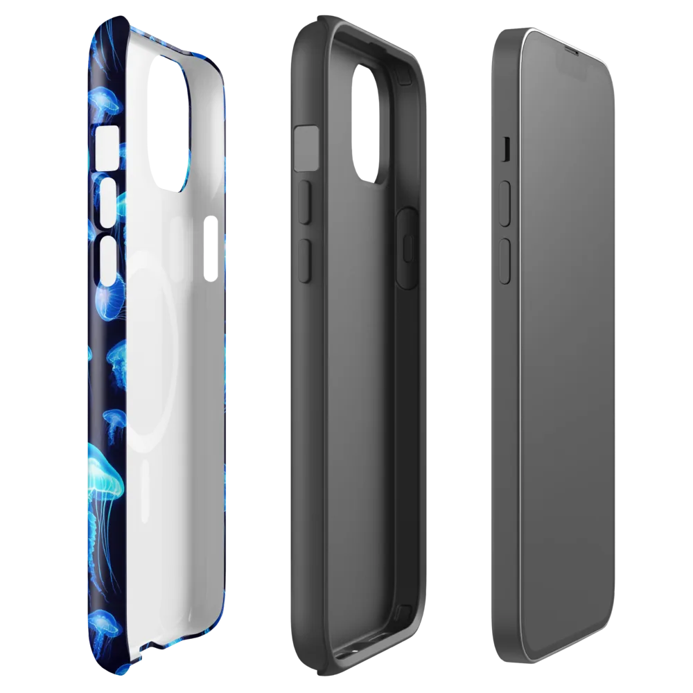 Azure Jellyfall on MagSafe Tough Case for iPhone® — Front