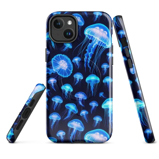 Azure Jellyfall on a MagSafe Tough Case for iPhone®