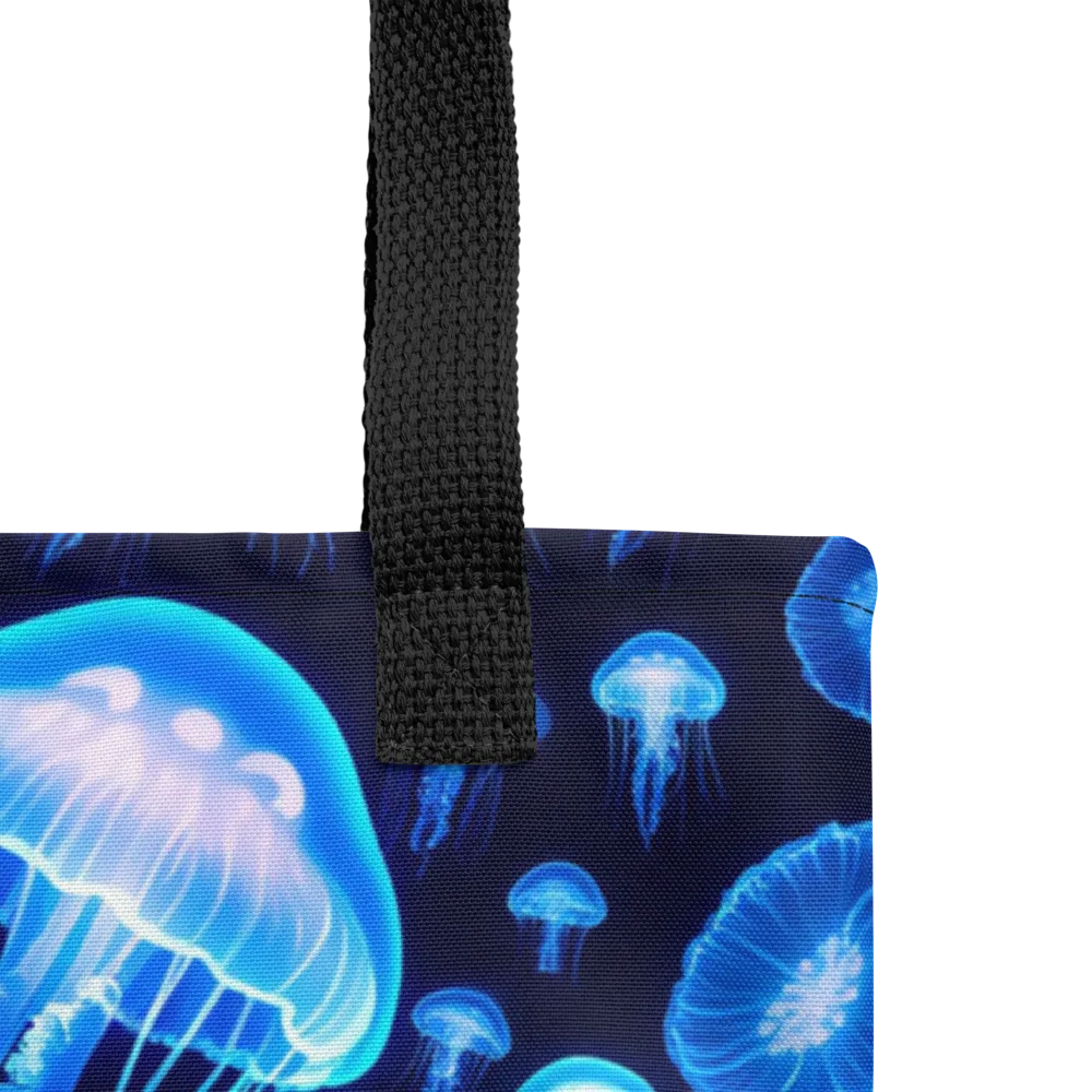 Azure Jellyfall on Tote Bag — Product details