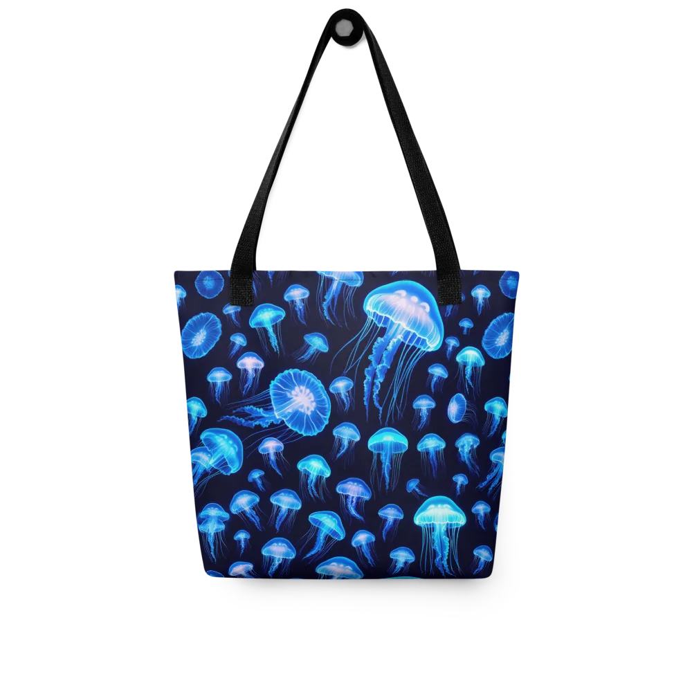 Azure Jellyfall on Tote Bag — Front