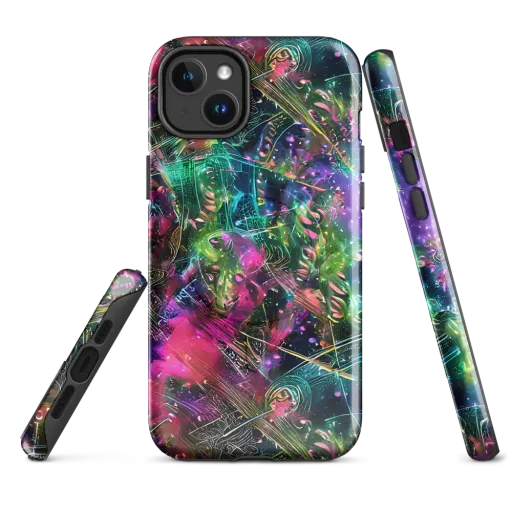 Digital Bloom on a MagSafe Tough Case for iPhone®