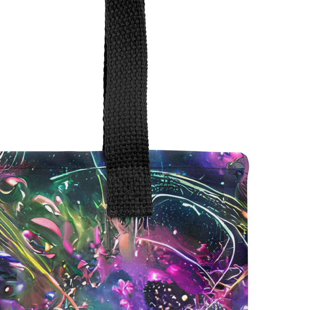 Digital Bloom on Tote Bag — Product details