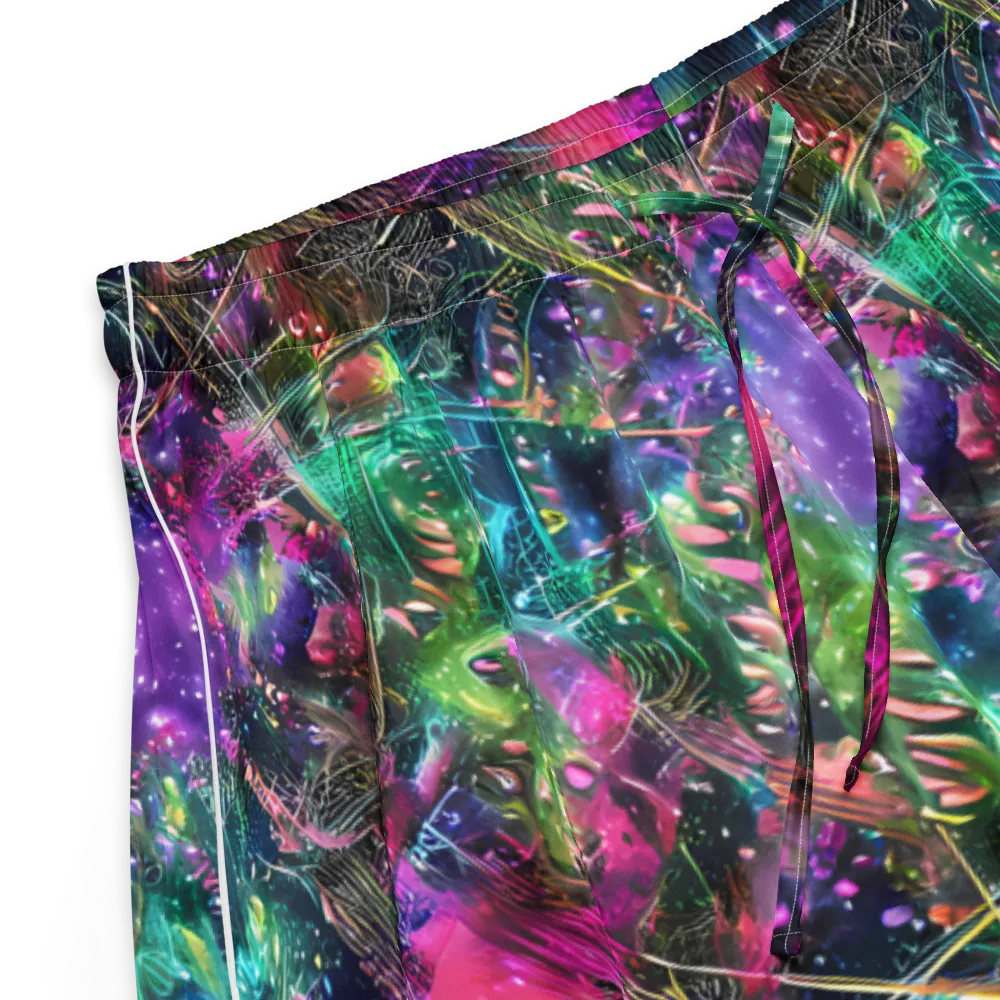 Digital Bloom on Women's Pajama Shorts — Product details