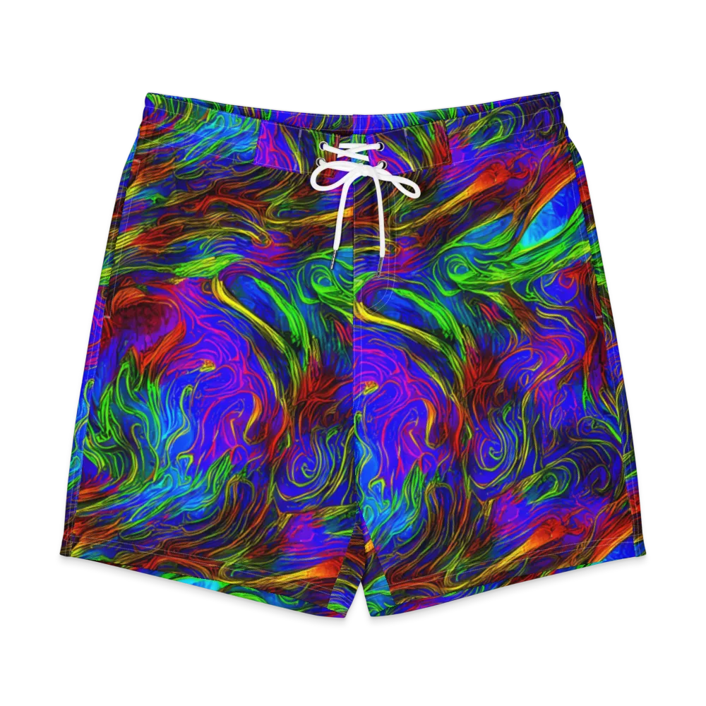 Inferno Flow on Men's Board Shorts — Front