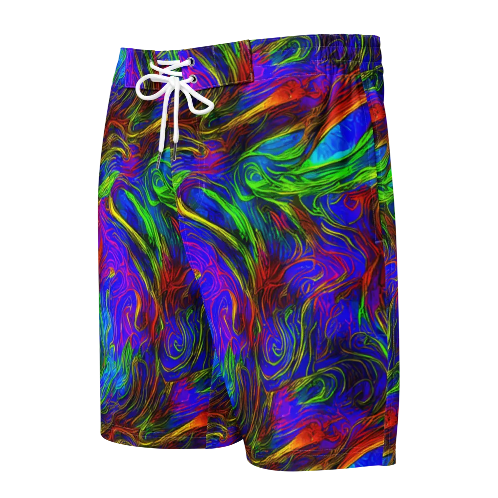 Inferno Flow on Men's Board Shorts — Front