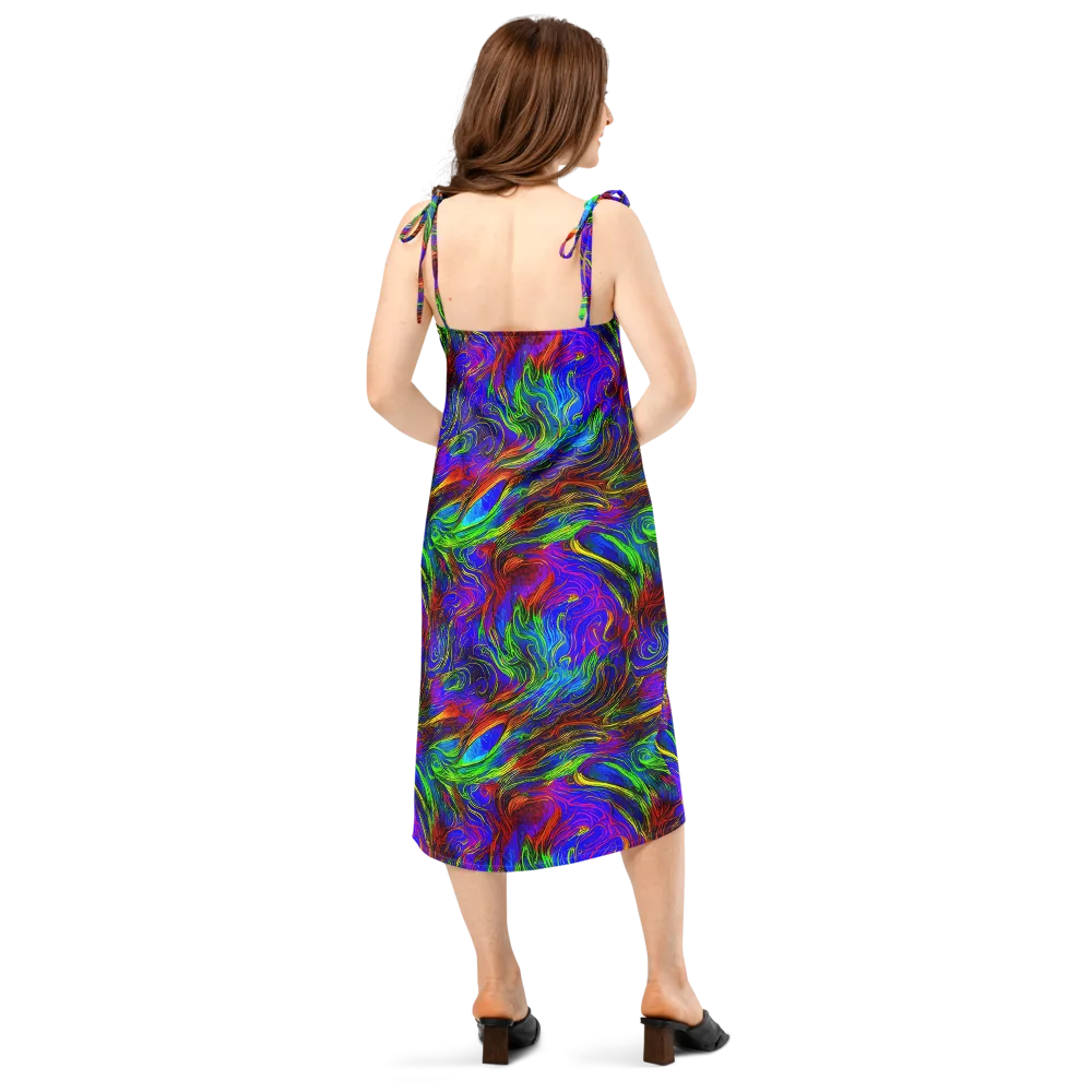Inferno Flow on Slip Dress — Back