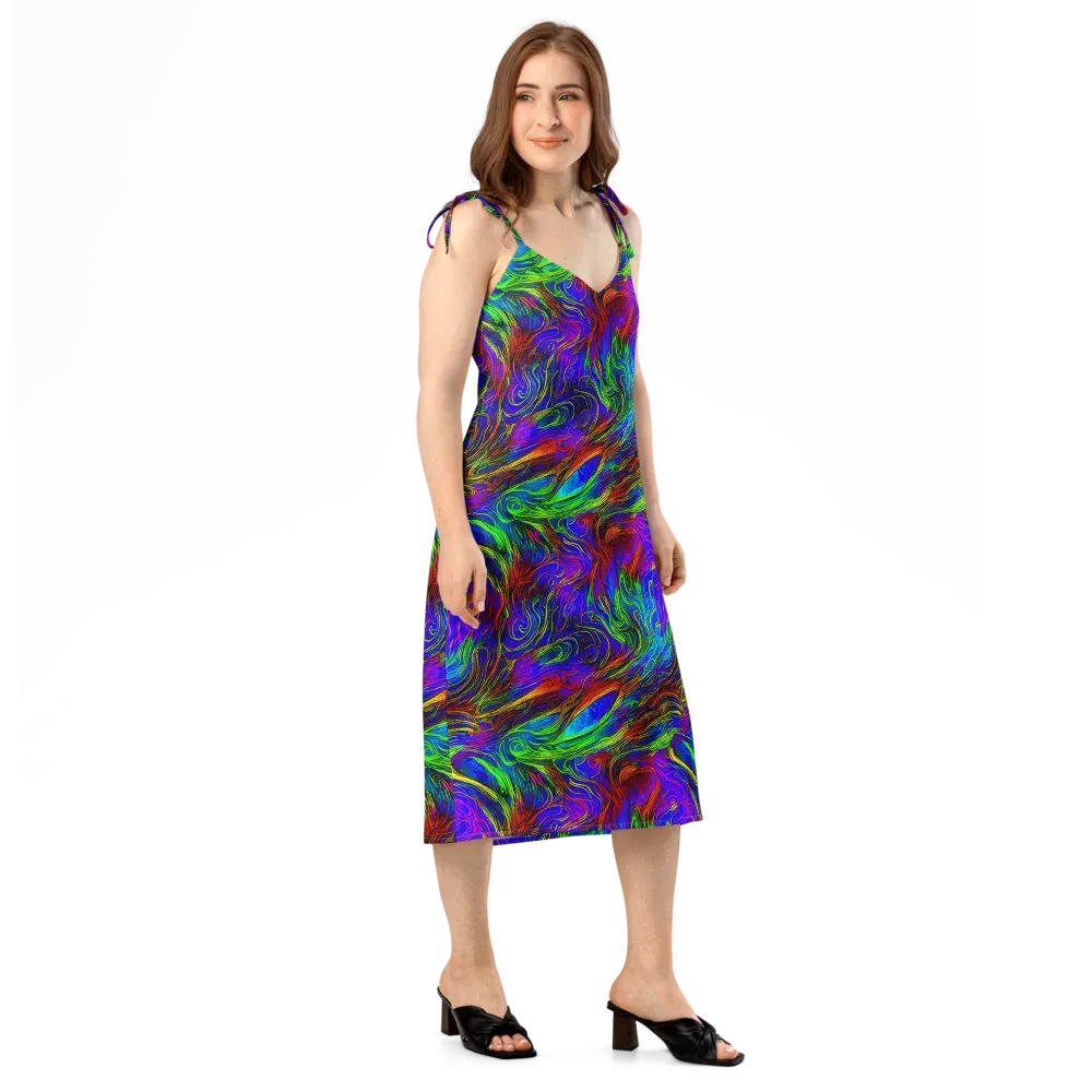 Inferno Flow on Slip Dress — Right Front