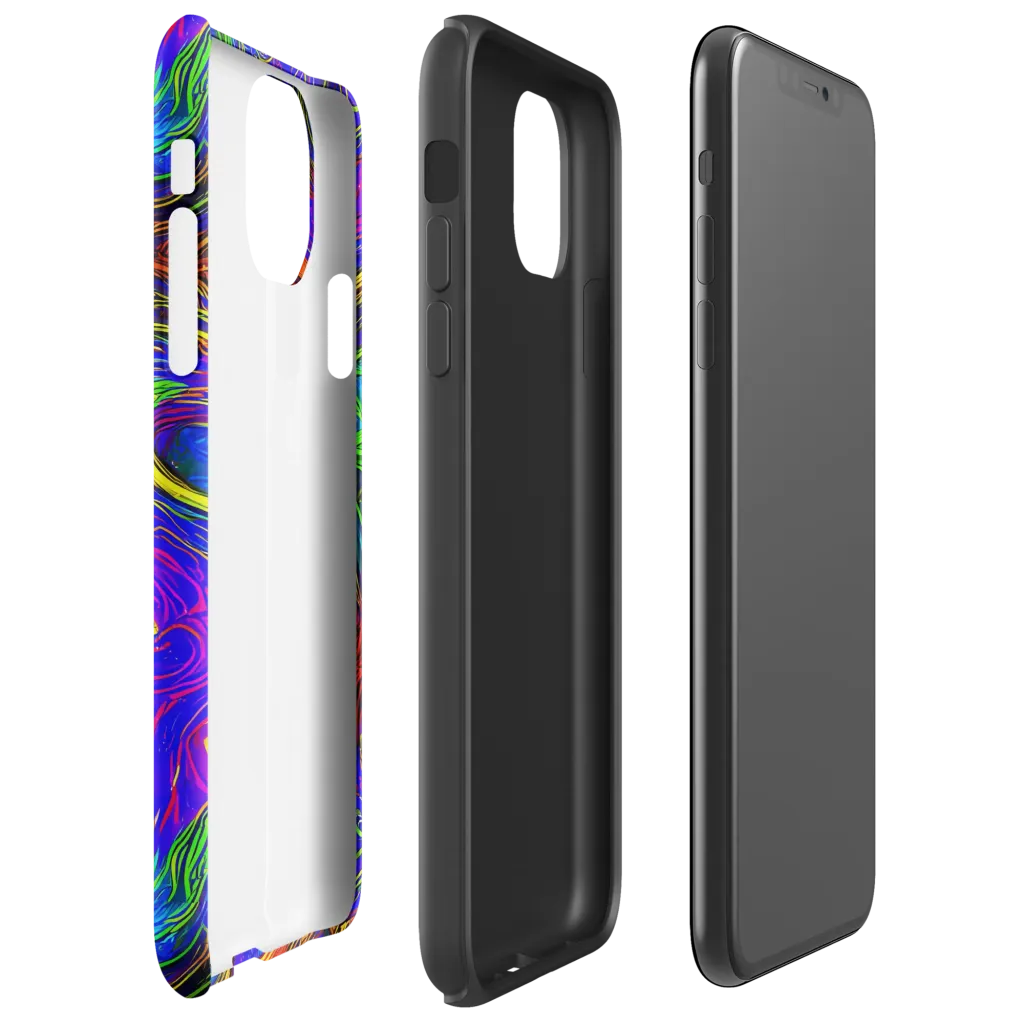 Inferno Flow on Tough Case for iPhone® — Right