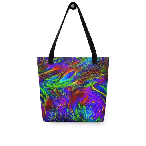 Inferno Flow on a Tote Bag