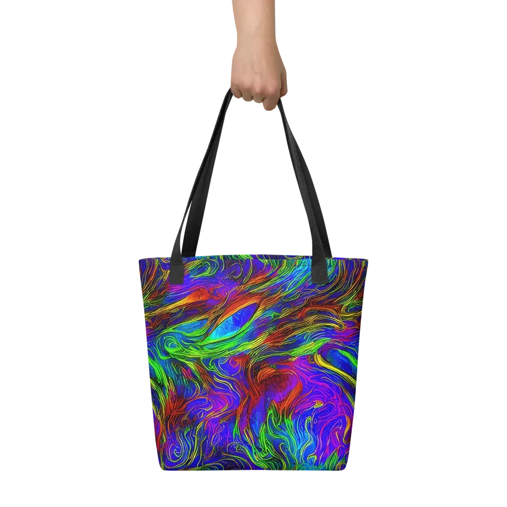 Inferno Flow on Tote Bag — Front