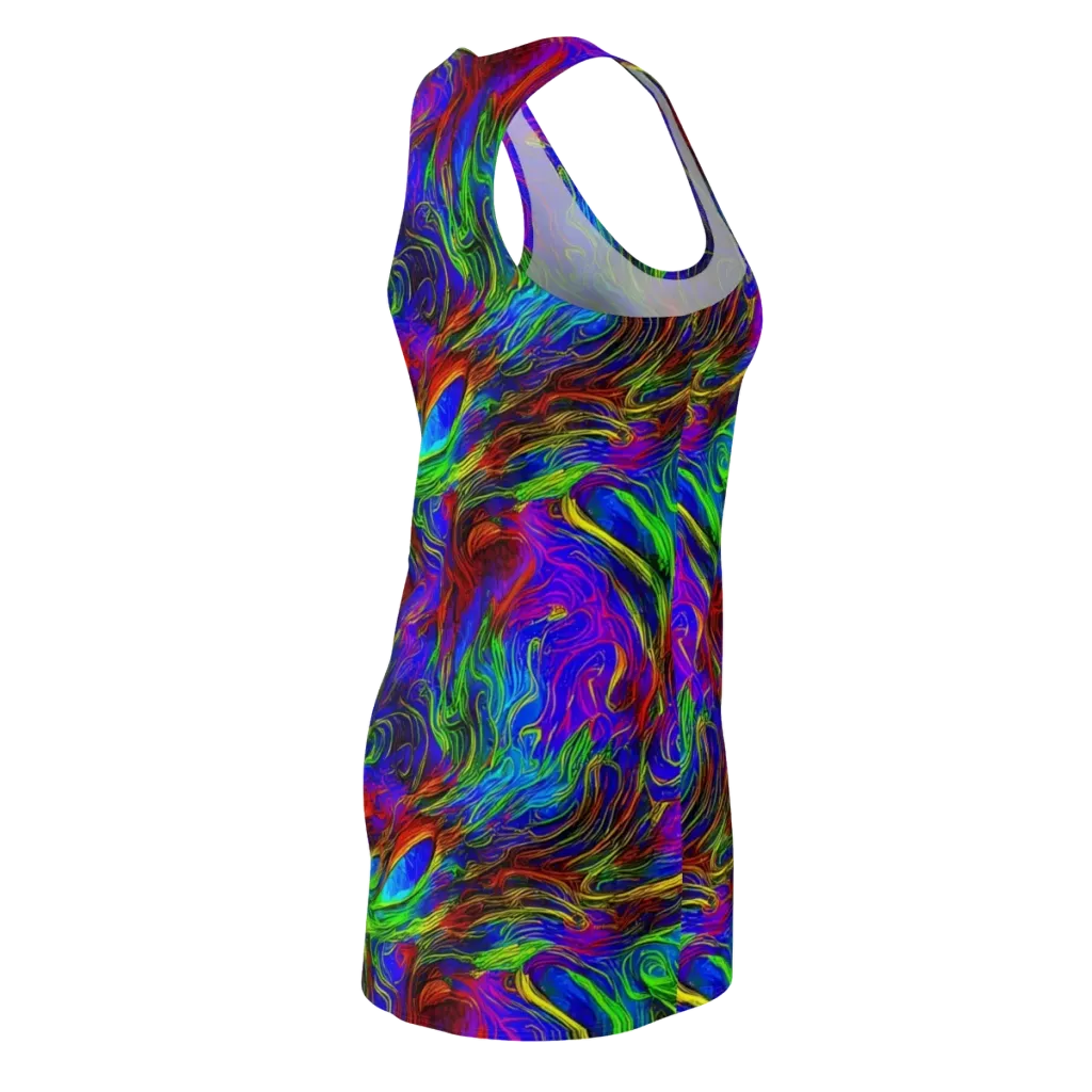 Inferno Flow on Racerback Dress — Back Side