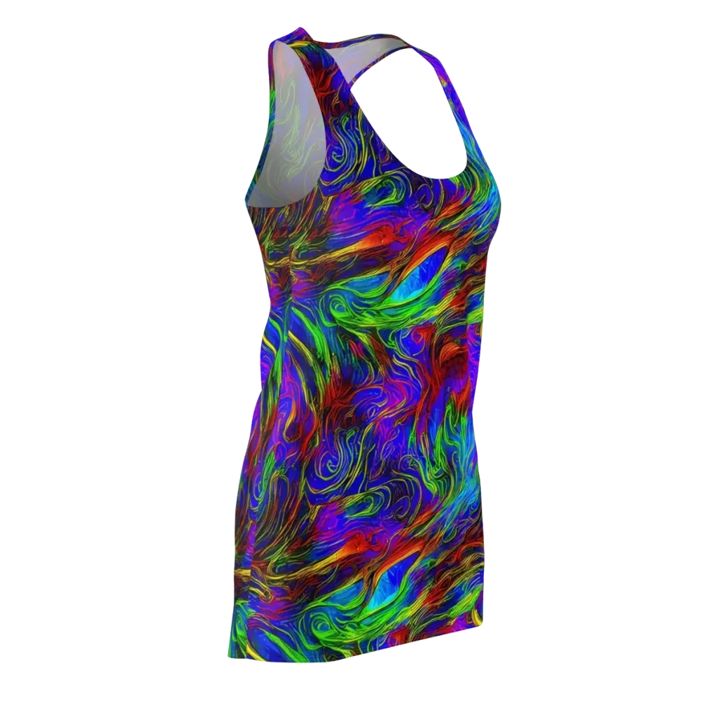 Inferno Flow on Racerback Dress — Front Side