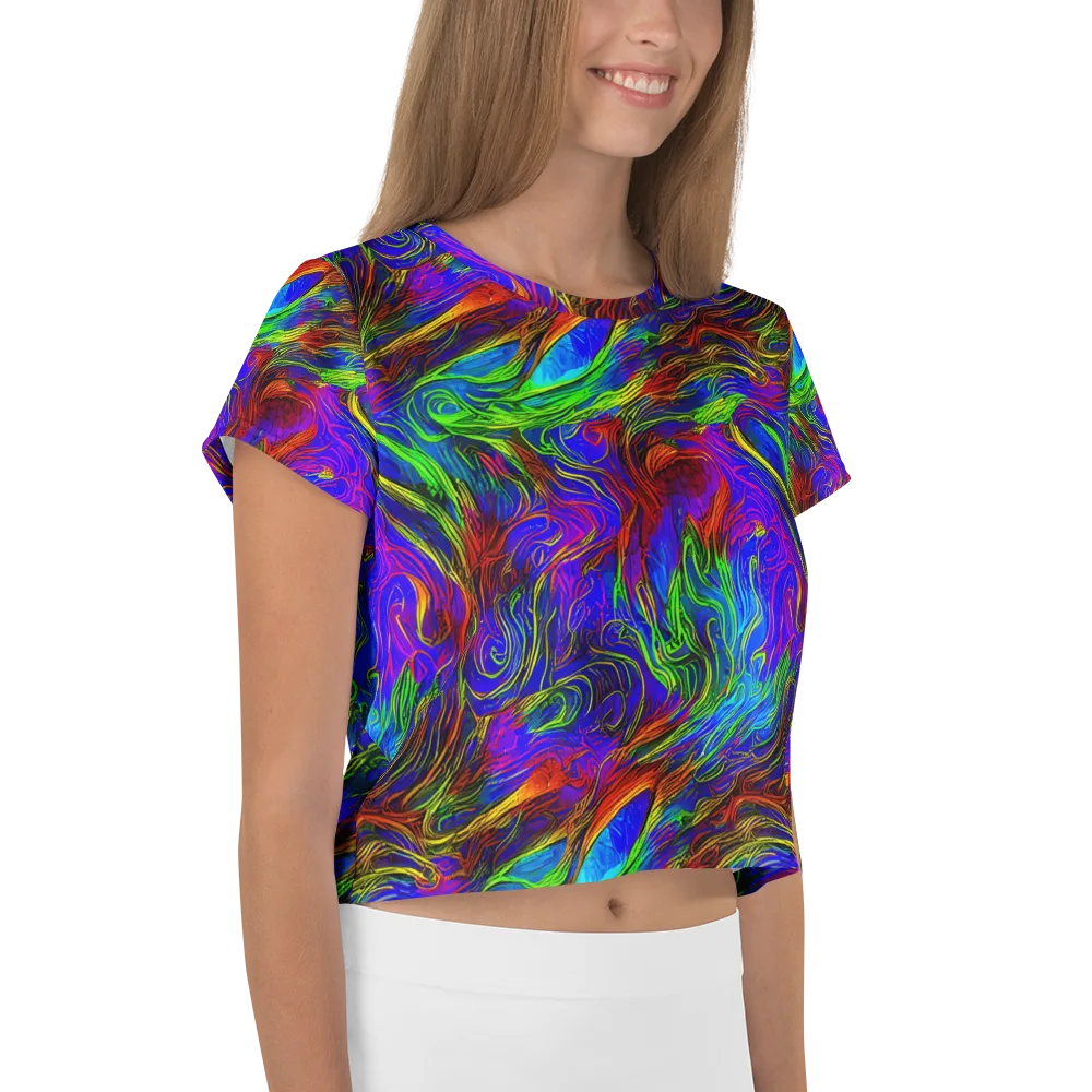 Inferno Flow on Crop Tee — Right