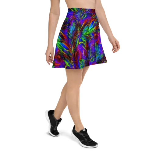 Inferno Flow on a Skater Skirt