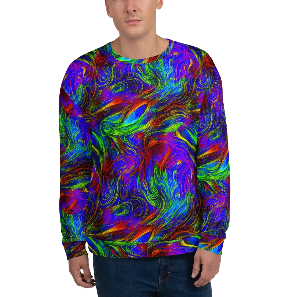 Inferno Flow on Sweatshirt — Front