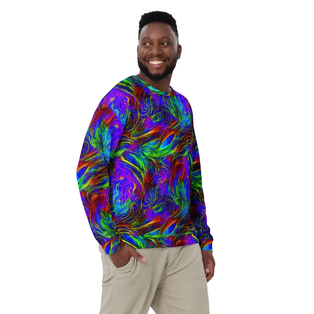Inferno Flow on Sweatshirt — Front