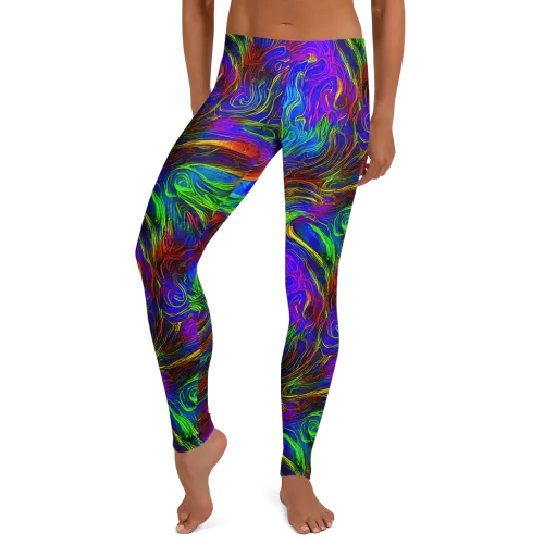 Inferno Flow on a Leggings