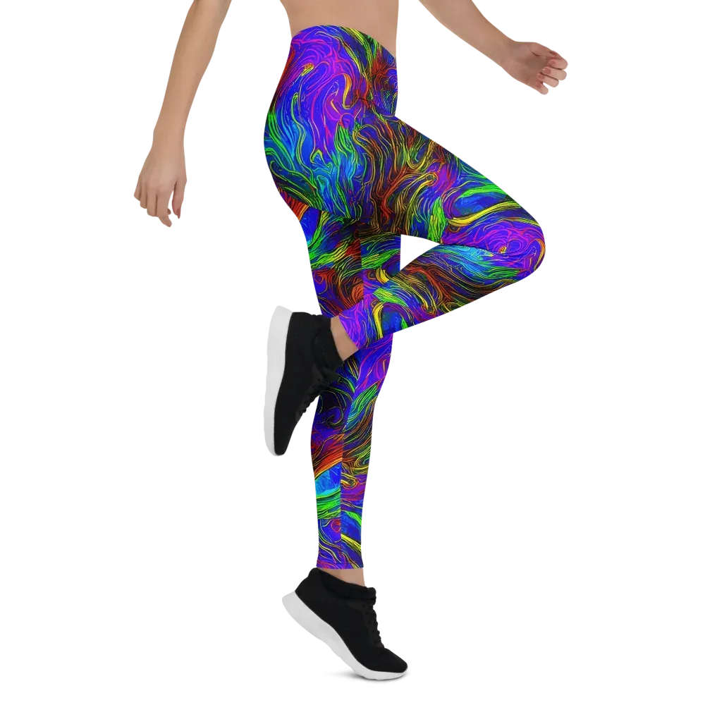 Inferno Flow on Leggings — Right