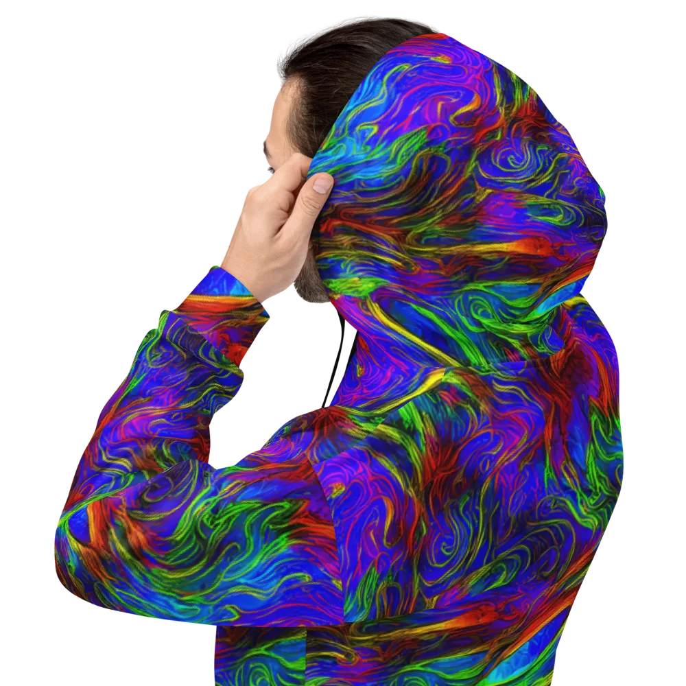 Inferno Flow on Hoodie — Back