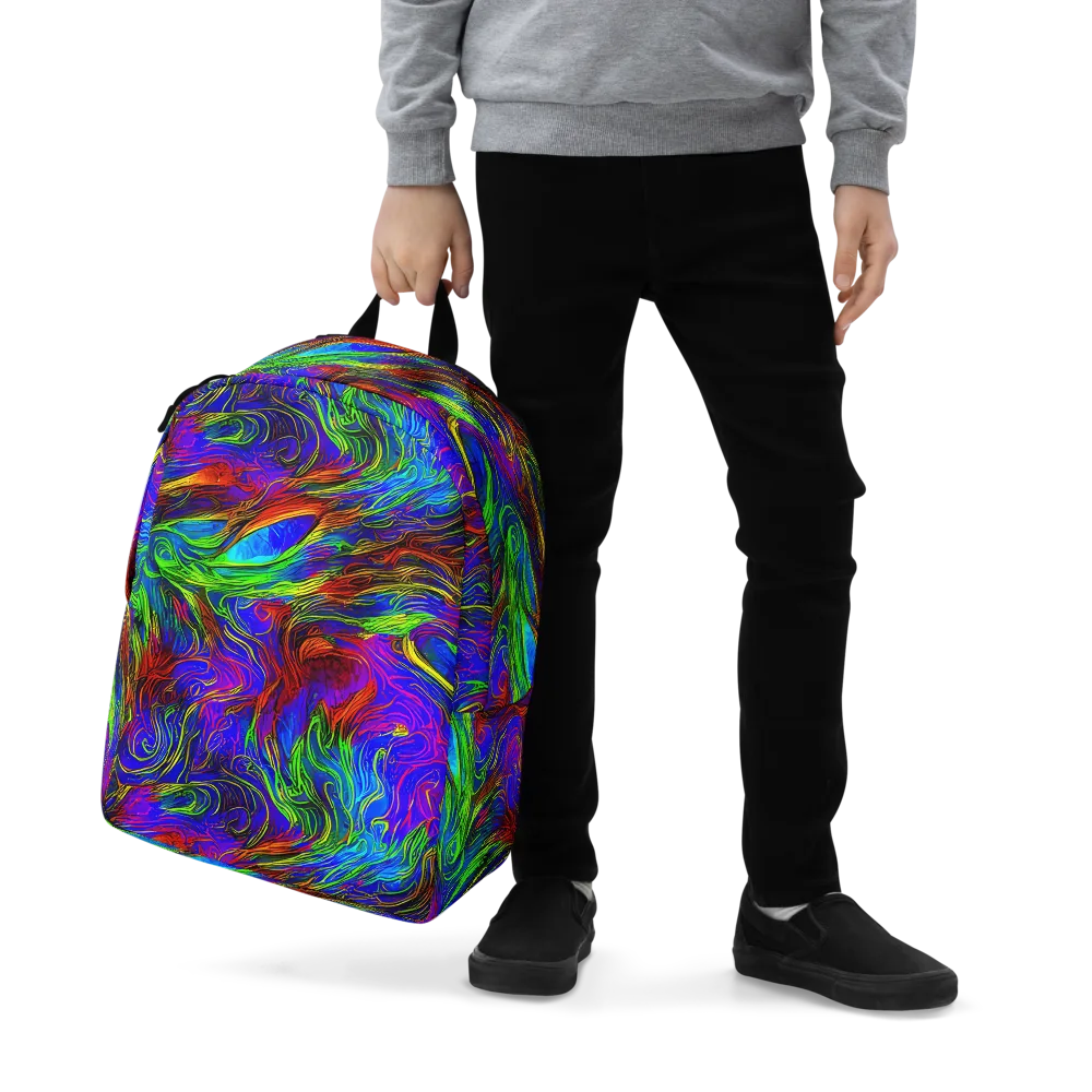 Inferno Flow on Minimalist Backpack — Zoomed-in