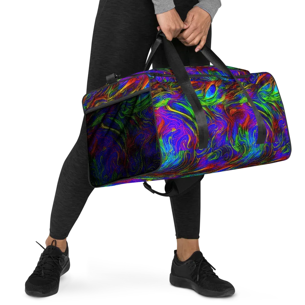 Inferno Flow on Duffle Bag — Right Front