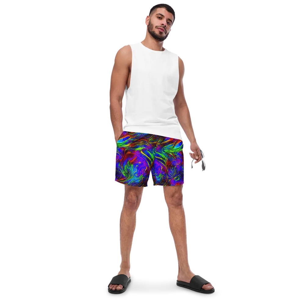 Inferno Flow on Swim Trunks — Front