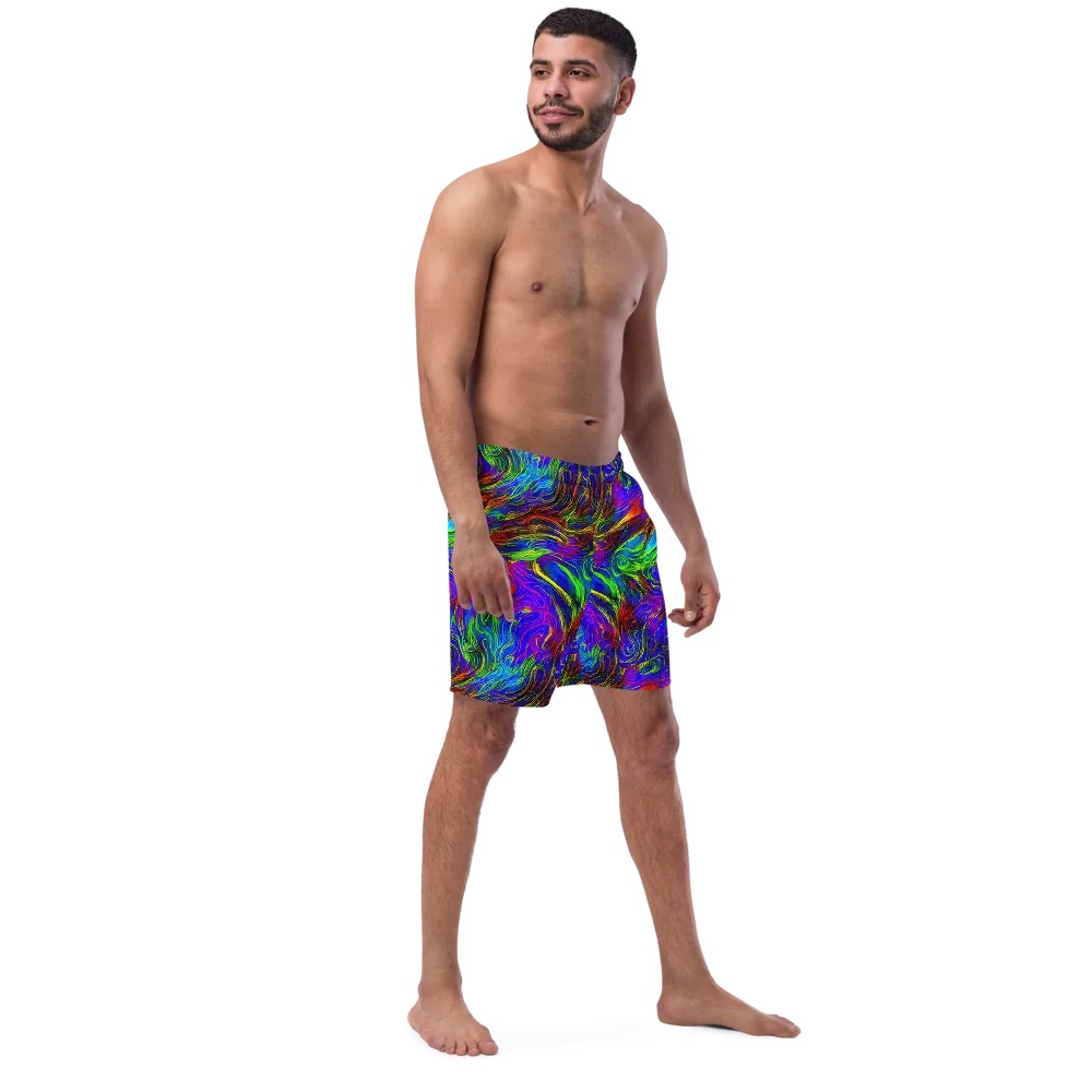 Inferno Flow on Swim Trunks — Right Front