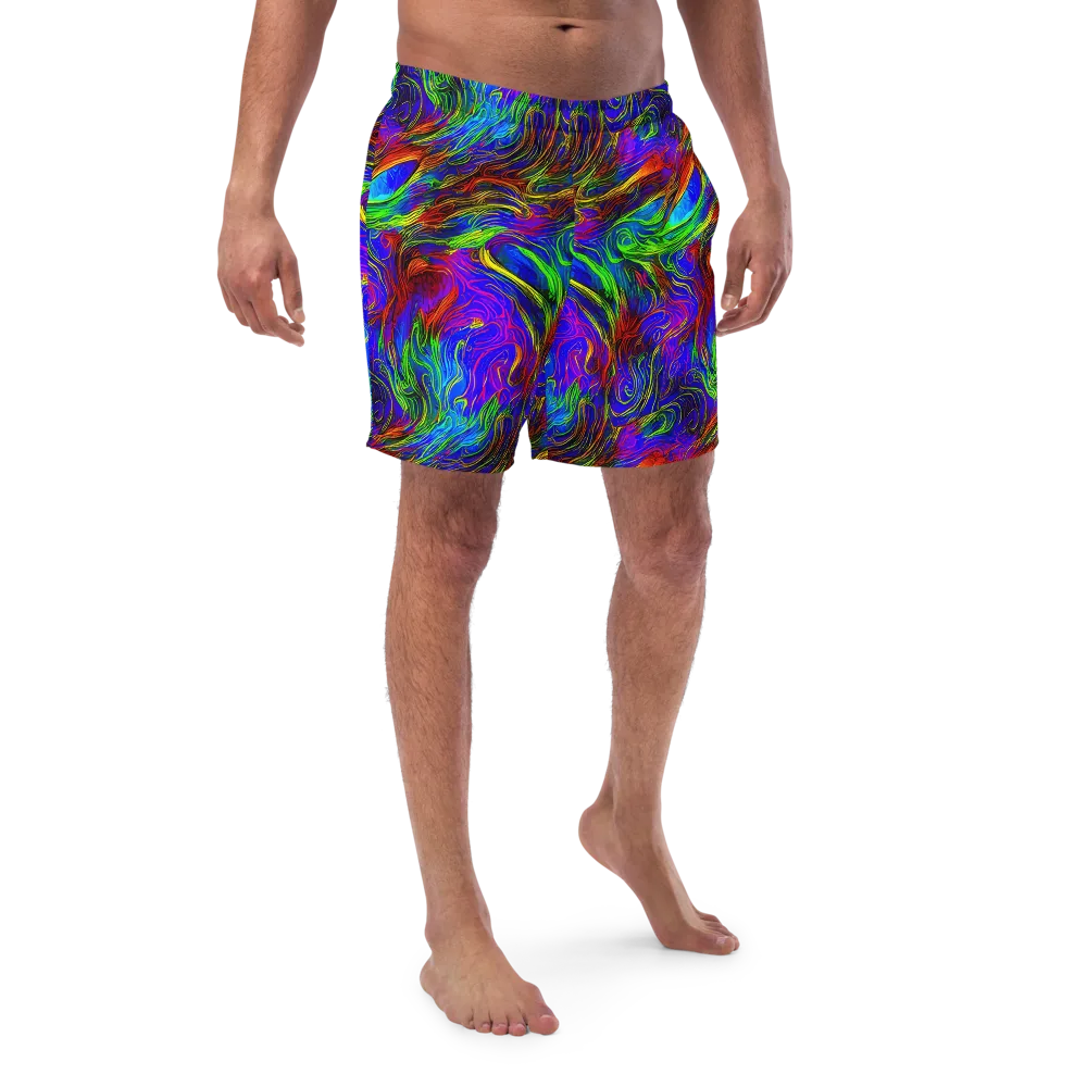 Inferno Flow on Swim Trunks — Front