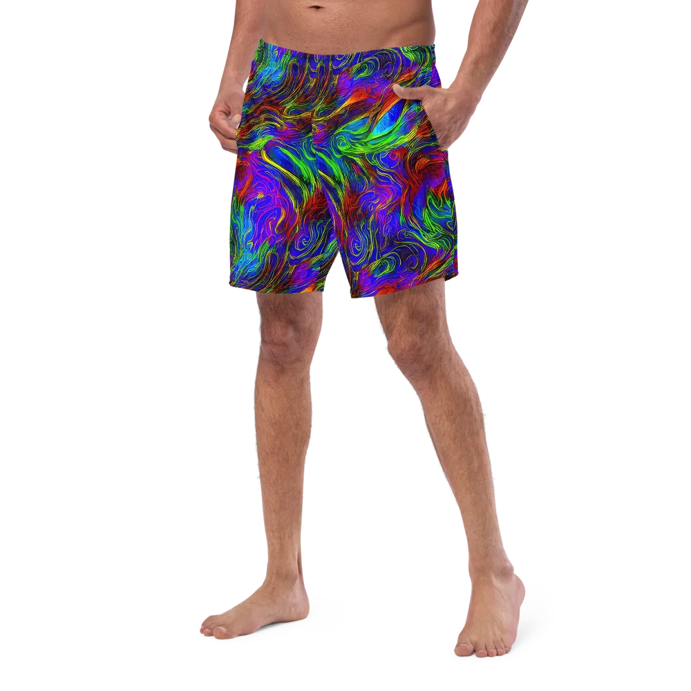 Inferno Flow on Swim Trunks — Left Front