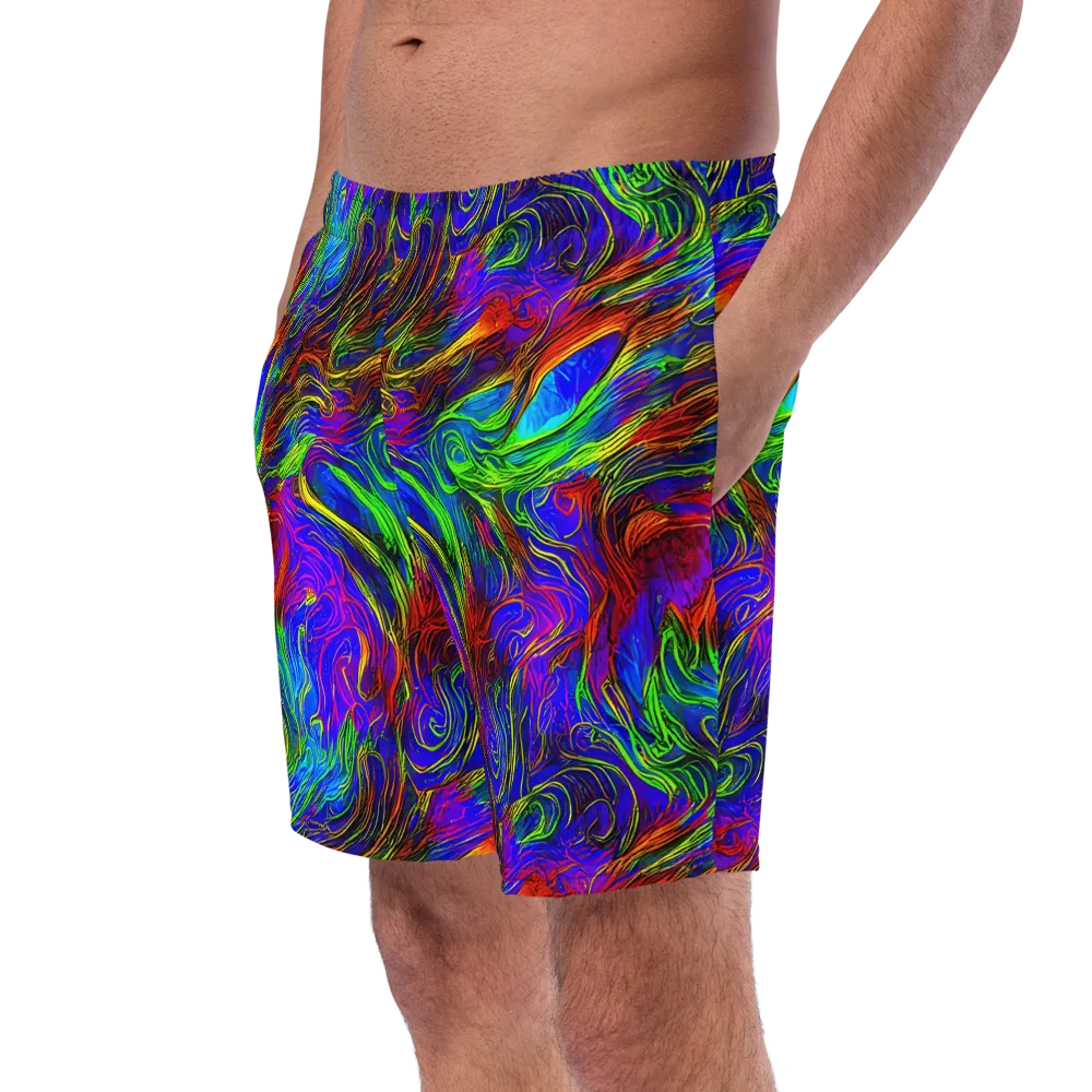 Inferno Flow on Swim Trunks — Left Front