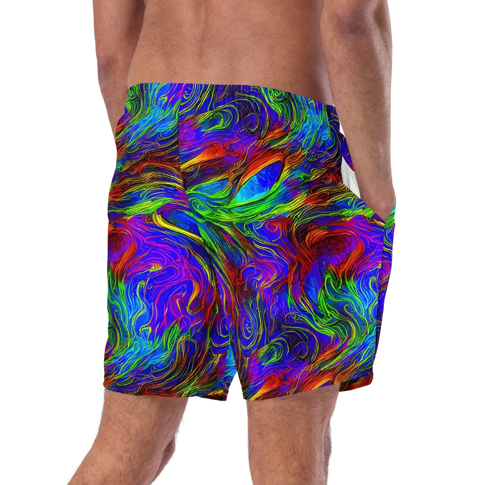 Inferno Flow on Swim Trunks — Right Back