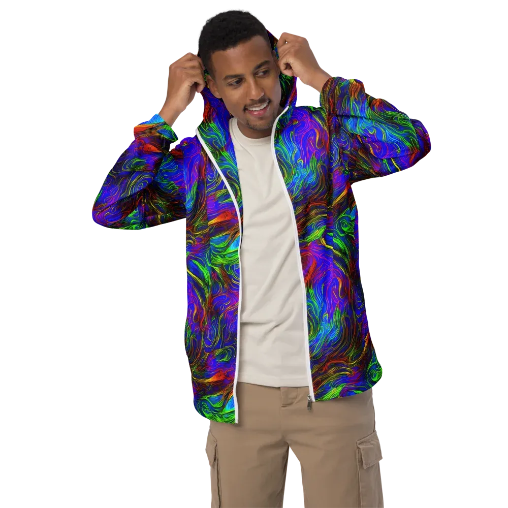 Inferno Flow on Men's Windbreaker — Front