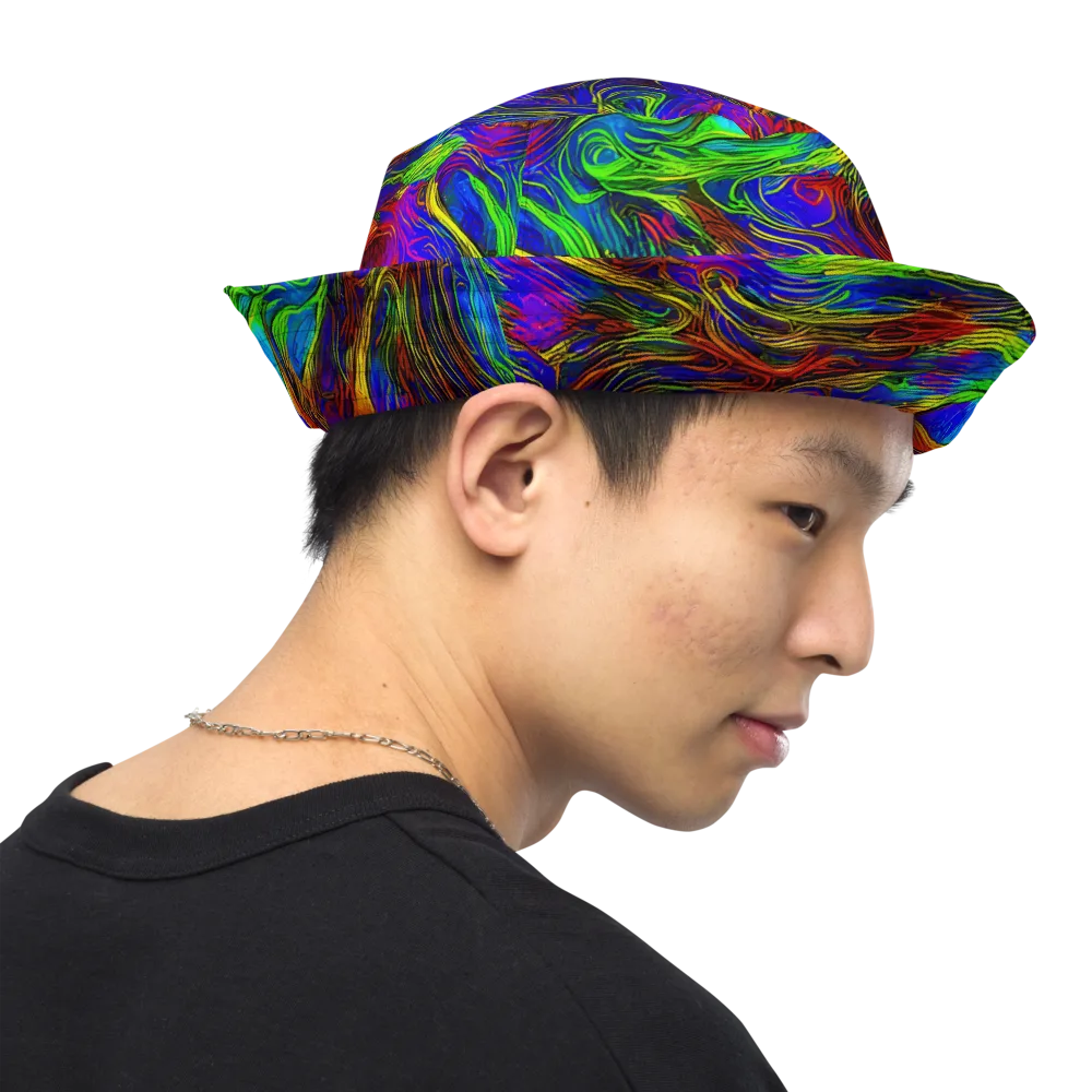 Inferno Flow on Reversible Bucket Hat — Right Outside