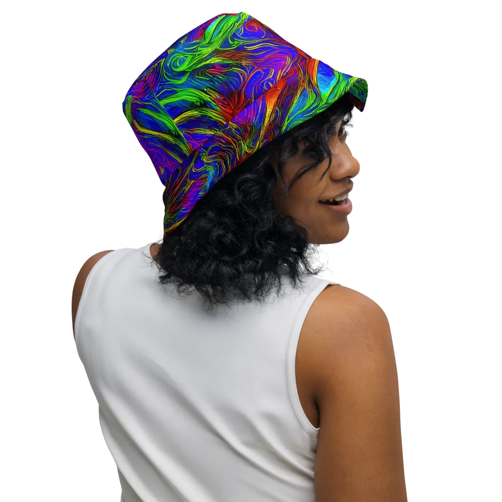 Inferno Flow on Reversible Bucket Hat — Right Outside