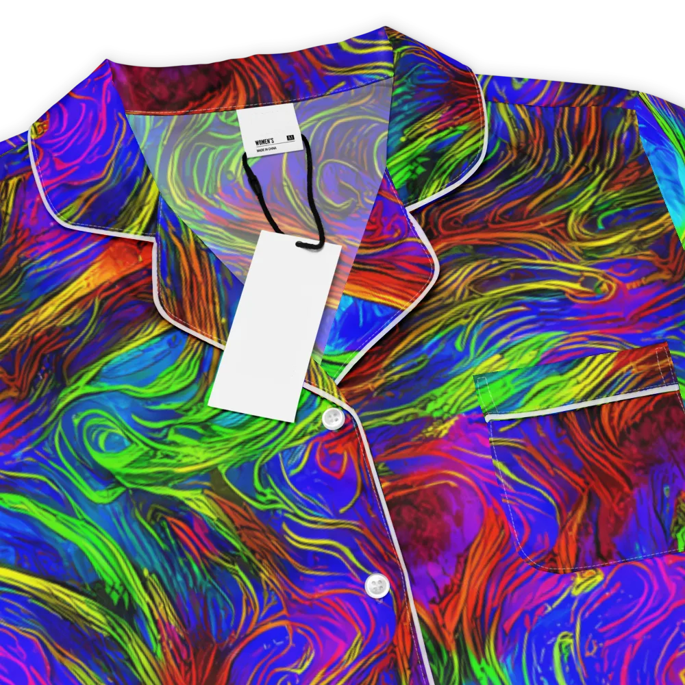 Inferno Flow on Women's Short Sleeve Pajama Top — Product details