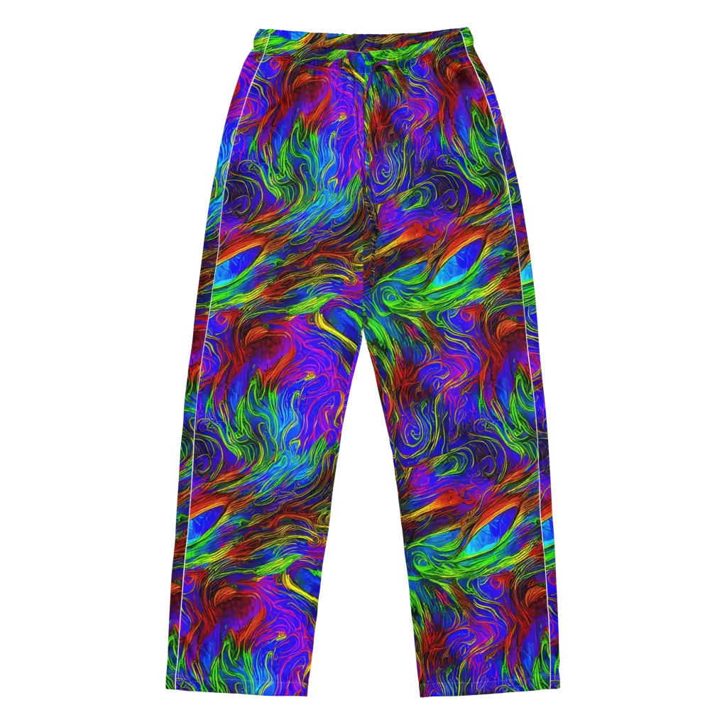 Inferno Flow on Women's Pajama Pants — Front