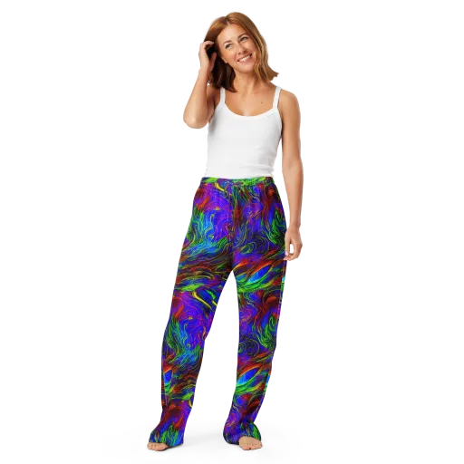 Inferno Flow on a Women's Pajama Pants