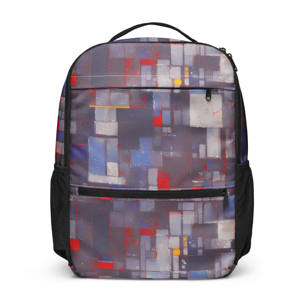Cubist Rhythm on Utility Backpack — Front